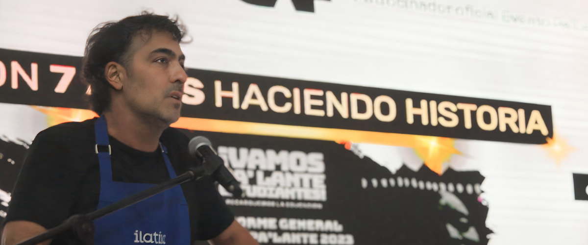 Christopher Carpentier, embajador de Vamos Pa'lante