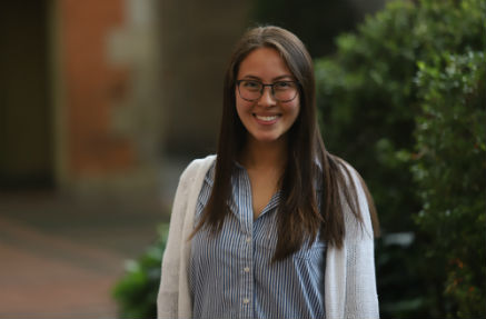Daniela Andrea Wong Rubio, estudiante de ingeniería Química de la Universidad de los Andes.