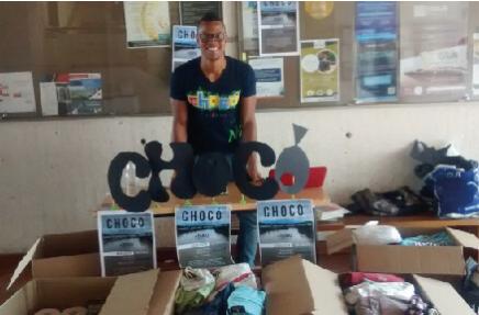 Miguel Alejandro Rodríguez Barajas recolecta donaciones para el Chocó