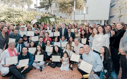 Social leaders graduated from the Leadership for Peace Academy 