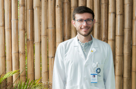 El médico Jorge Patiño inició sus estudios de Medicina en la Universidad de los Andes en 2011.
