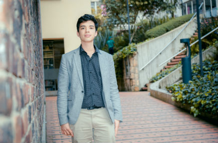 Juan David Marmolejo, estudiante de Física de la Universidad de los Andes.