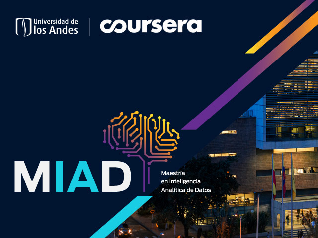 MADI logo with techno brain shape and photo of Unhands ML building