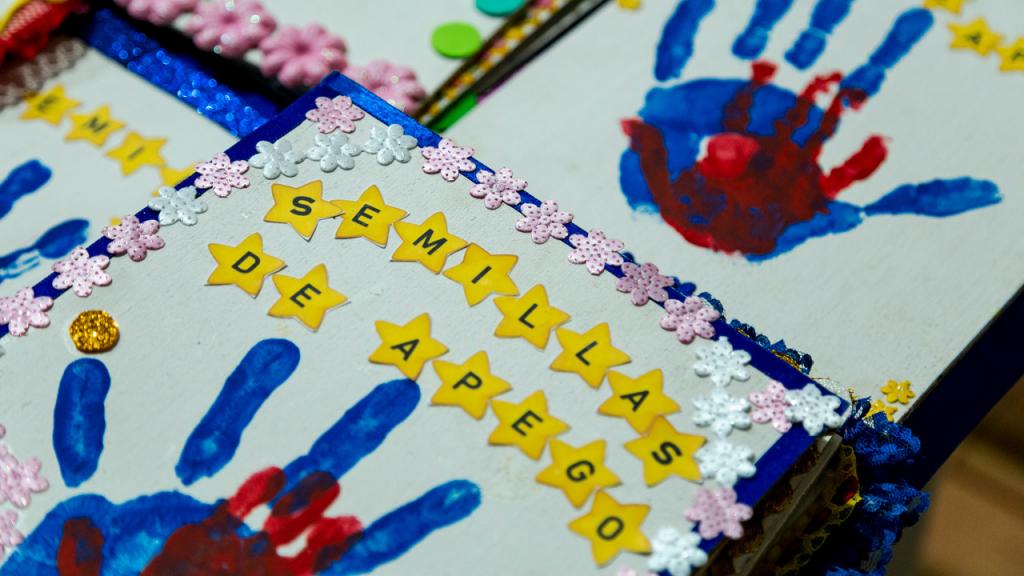 Decorated hand prints