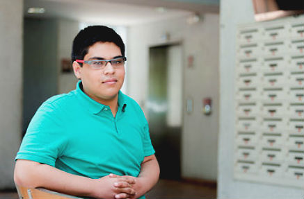 Juan Daniel Álvarez Cadena, estudiante de Los Andes, es uno de los beneficiarios del programa Quiero Estudiar.
